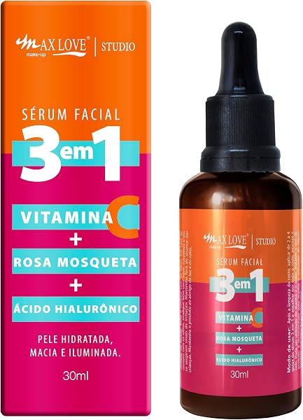 Max Love Sérum Facial 3 em 1
